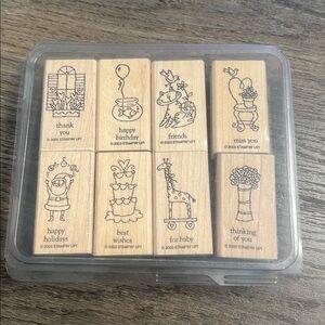 Stampin' Up! Little Hellos 2003 Stamp Set of 8
